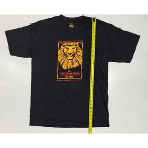 Disney The Lion King On Tour Black Graphic T‎ Shirt Large Broadway Musical